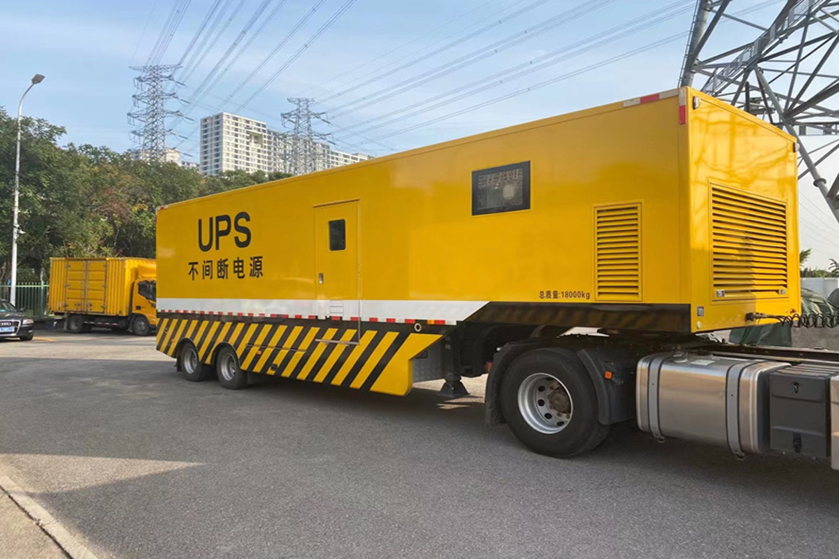 云南发电机租赁施工现场